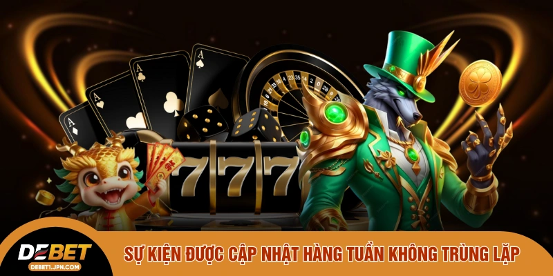 Sự kiện được cập nhật hàng tuần không trùng lặp